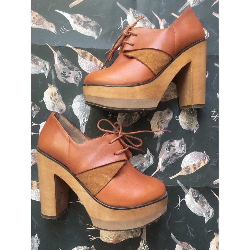 Anthropologie - Cubanas Colorblock Platform